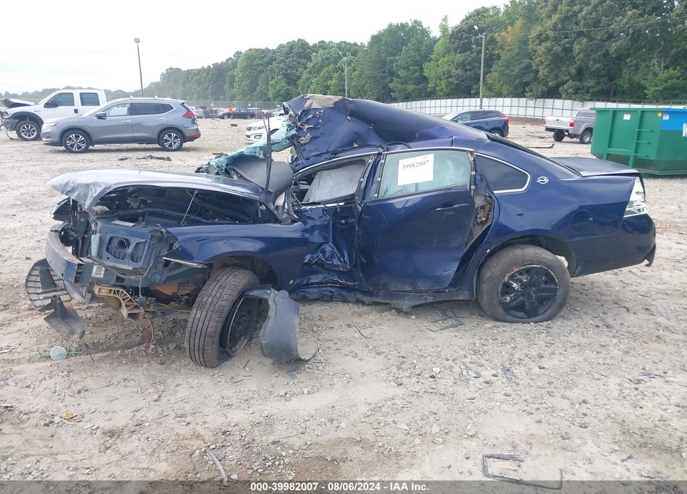 2008 CHEVROLET IMPALA LS VIN: 2G1WB58KX81266982
