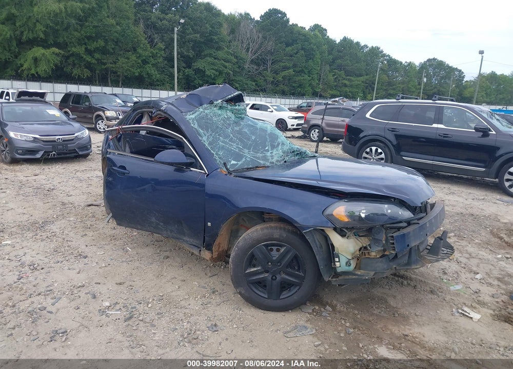 2008 CHEVROLET IMPALA LS VIN: 2G1WB58KX81266982