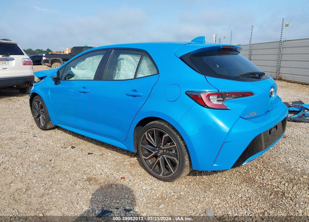 2019 TOYOTA COROLLA XSE VIN: JTNK4RBE6K3054068