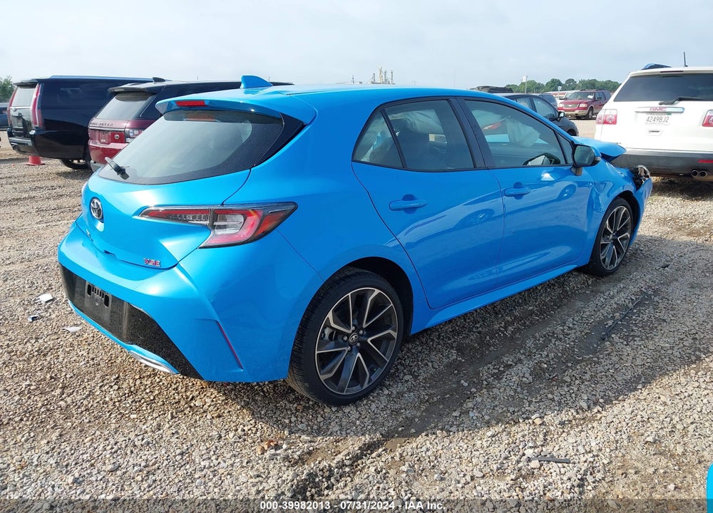 2019 TOYOTA COROLLA XSE VIN: JTNK4RBE6K3054068
