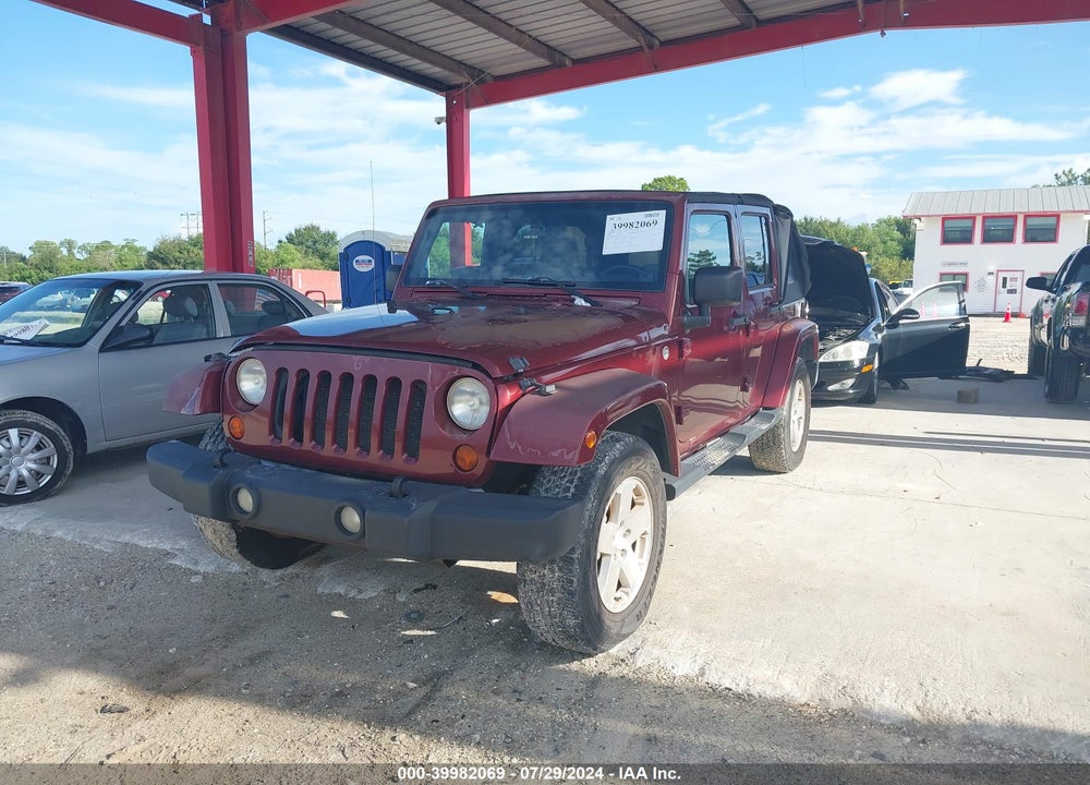 2008 JEEP WRANGLER UNLIMITED SAHARA VIN: 1J8GA59138L564913