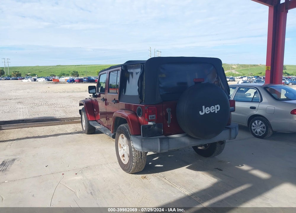2008 JEEP WRANGLER UNLIMITED SAHARA VIN: 1J8GA59138L564913
