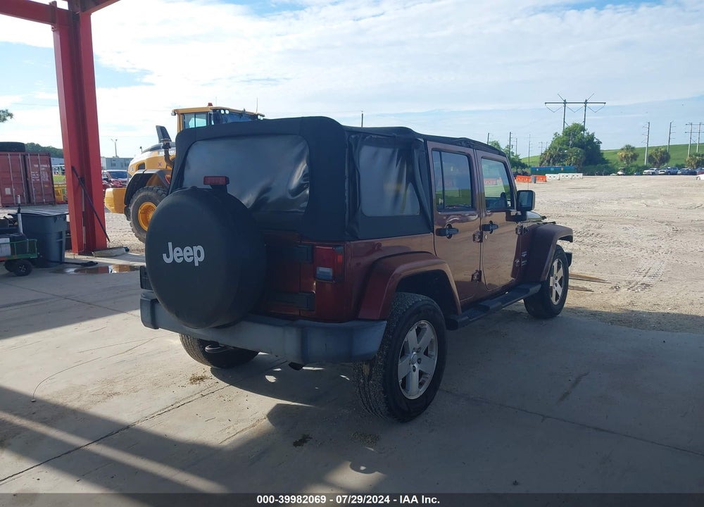 2008 JEEP WRANGLER UNLIMITED SAHARA VIN: 1J8GA59138L564913
