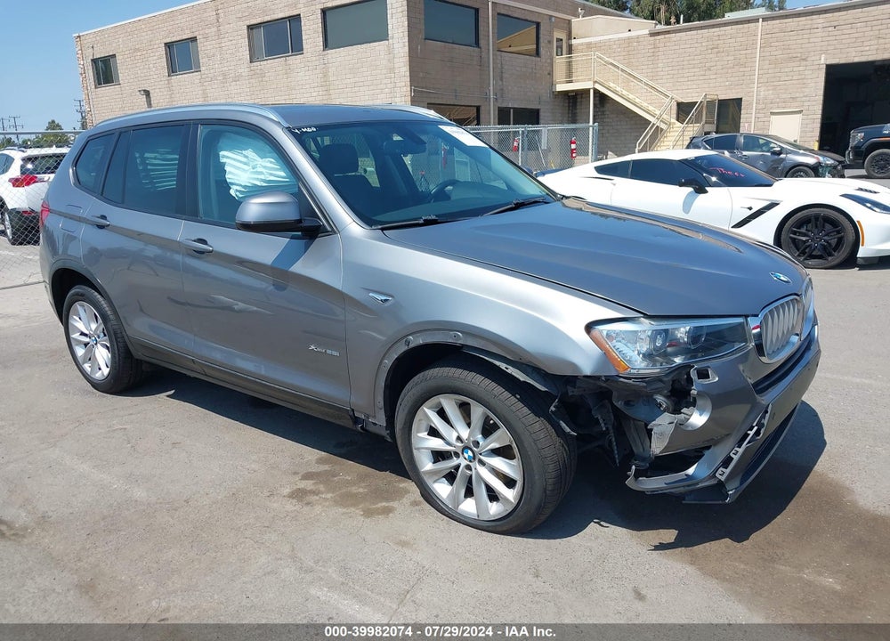 2016 BMW X3 VIN: 5UXWX9C59G0D70702