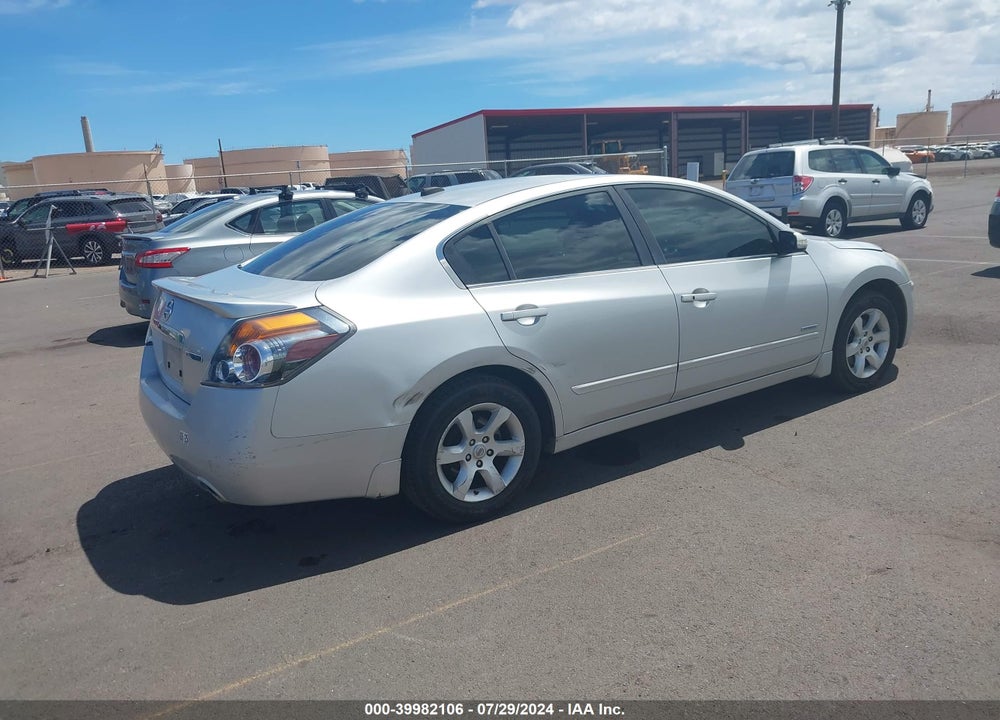 2008 NISSAN ALTIMA HYBRID VIN: 1N4CL21E58C291511
