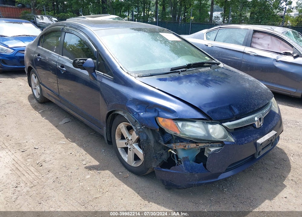 2007 HONDA CIVIC EX VIN: 1HGFA16887L058765