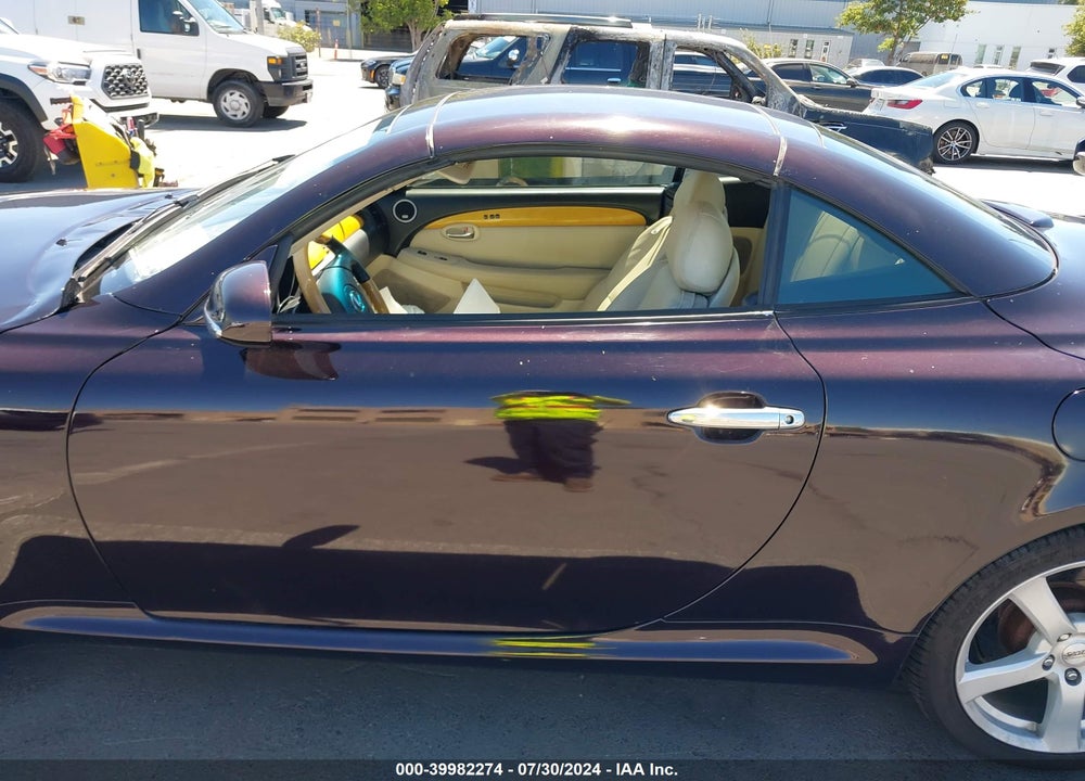 2002 LEXUS SC 430 VIN: JTHFN48Y520025961