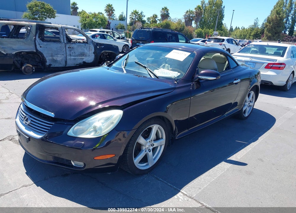 2002 LEXUS SC 430 VIN: JTHFN48Y520025961