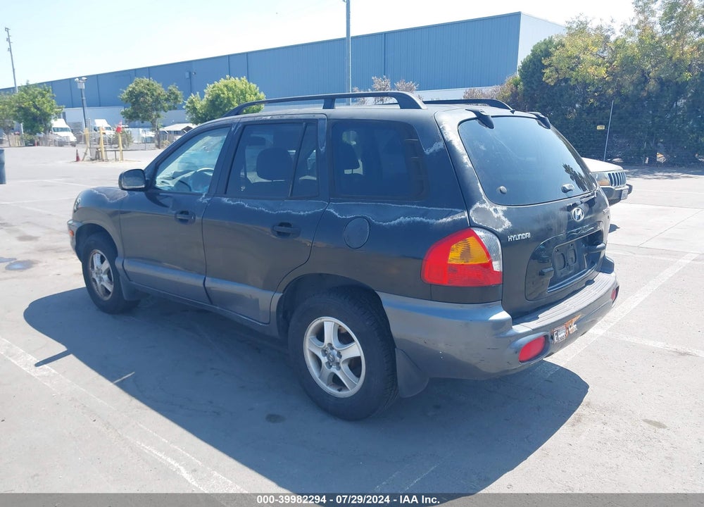 2003 HYUNDAI SANTA FE GLS/LX VIN: KM8SC13D03U343274