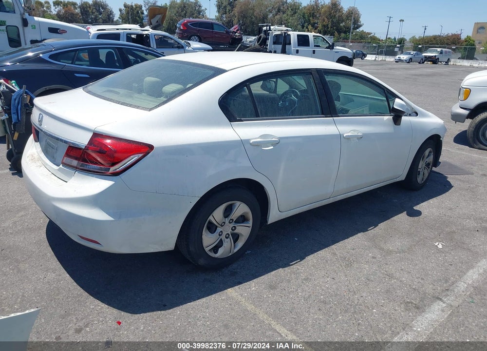 2013 HONDA CIVIC LX VIN: 19XFB2F5XDE217734