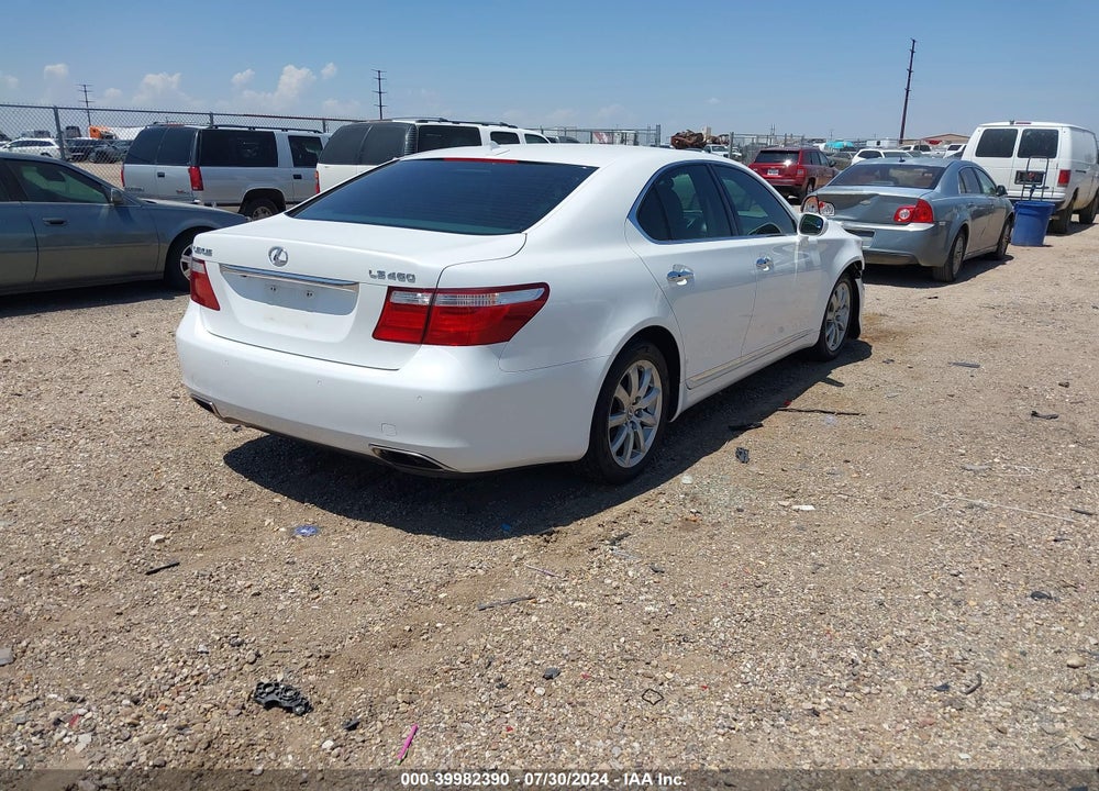 2007 LEXUS LS 460 VIN: JTHBL46FX75050998