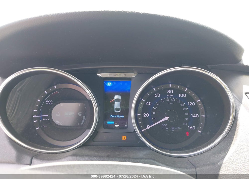 2013 HYUNDAI SONATA HYBRID LIMITED VIN: KMHEC4A43DA091699