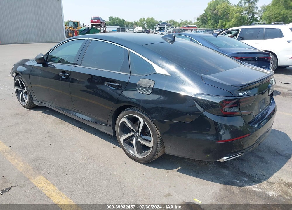 2018 HONDA ACCORD SPORT 2.0T VIN: 1HGCV2E37JA022202