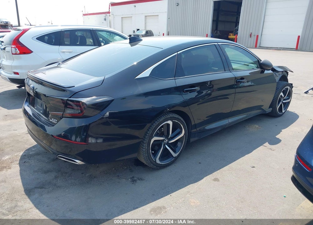 2018 HONDA ACCORD SPORT 2.0T VIN: 1HGCV2E37JA022202