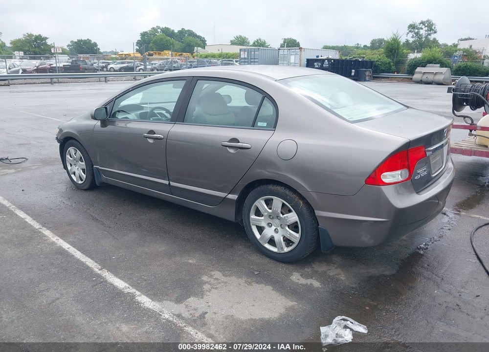 2009 HONDA CIVIC LX VIN: 1HGFA16509L025672
