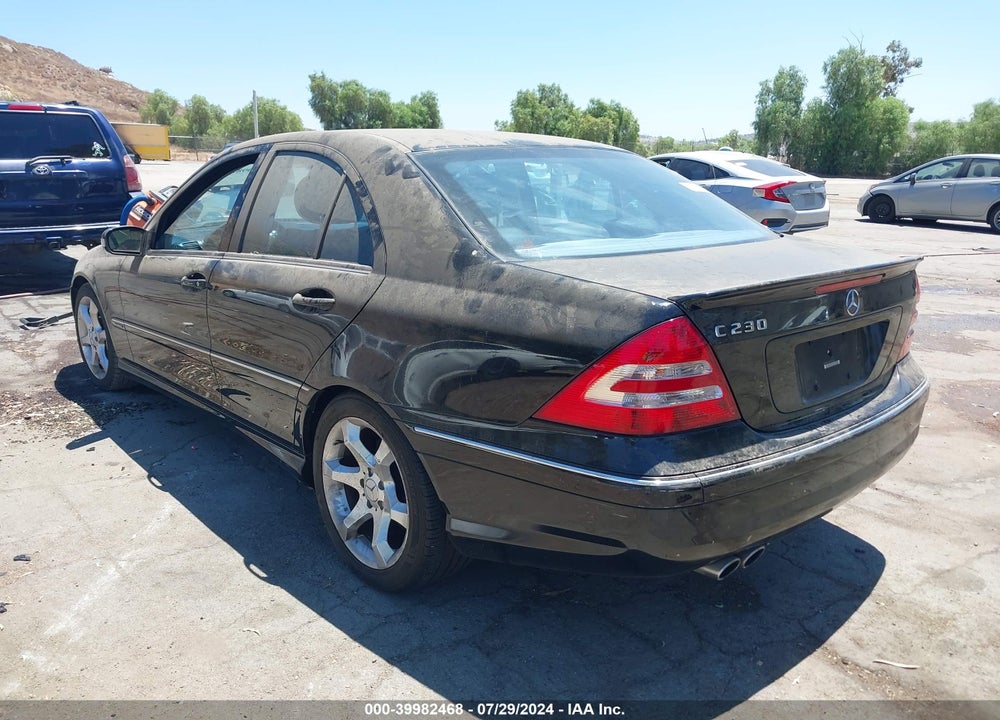 2007 MERCEDES-BENZ C 230 SPORT VIN: WDBRF52H17A914752