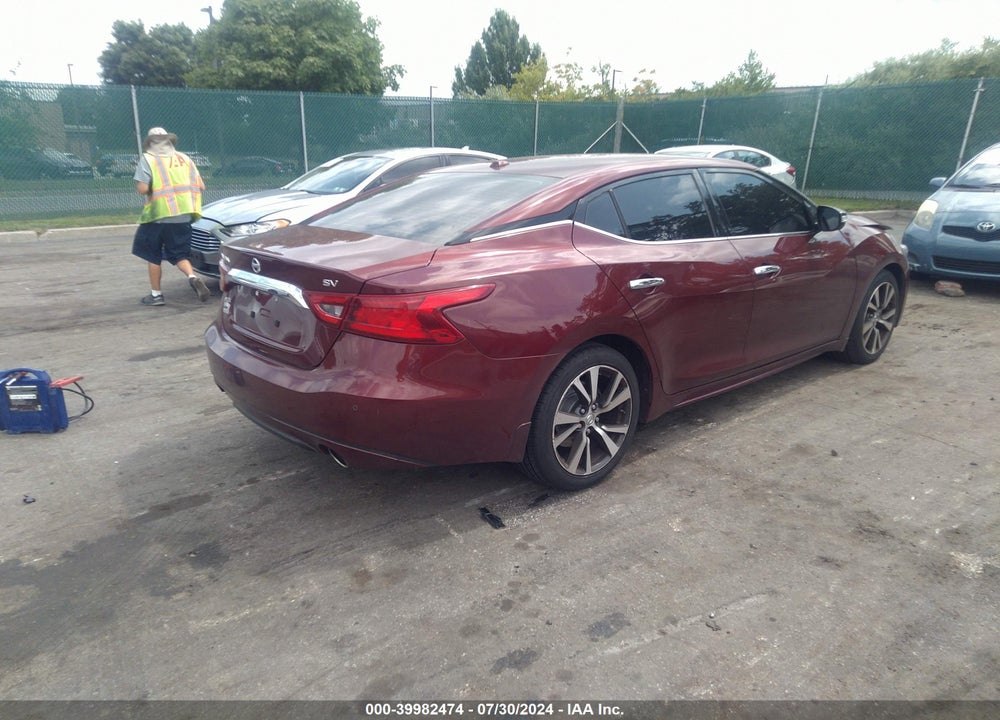 2017 NISSAN MAXIMA 3.5 SV VIN: 1N4AA6AP1HC384354