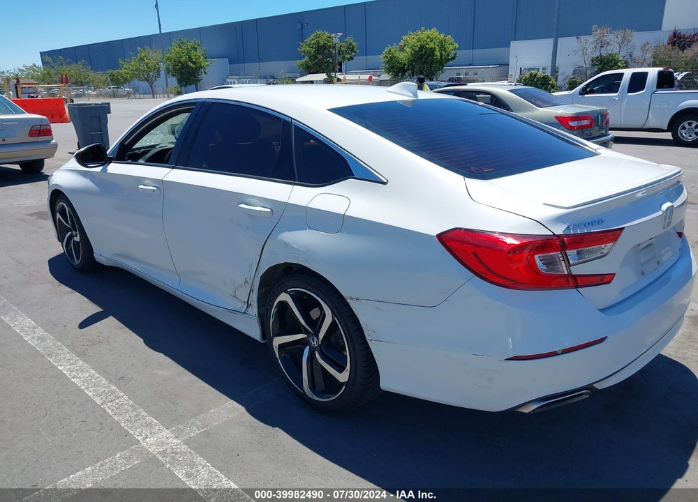 2018 HONDA ACCORD SPORT VIN: 1HGCV1F32JA226835