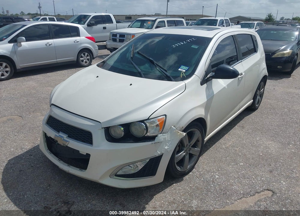 2014 CHEVROLET SONIC RS AUTO VIN: 1G1JG6SB0E4135781