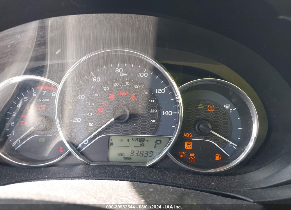 2014 TOYOTA COROLLA LE PREMIUM VIN: 5YFBURHEXEP008363