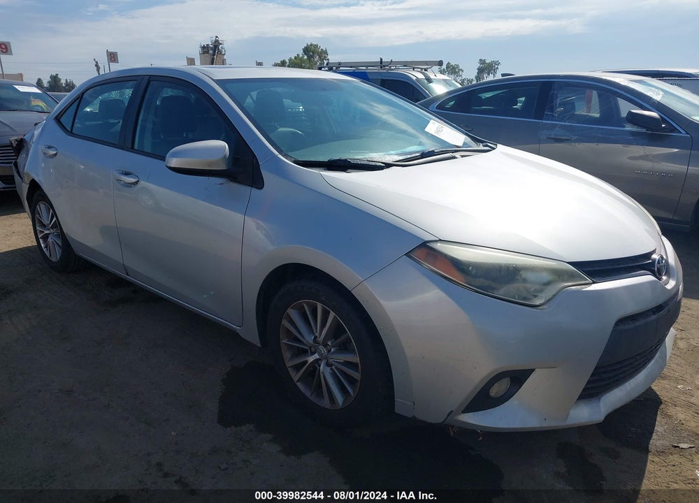 2014 TOYOTA COROLLA LE PREMIUM VIN: 5YFBURHEXEP008363