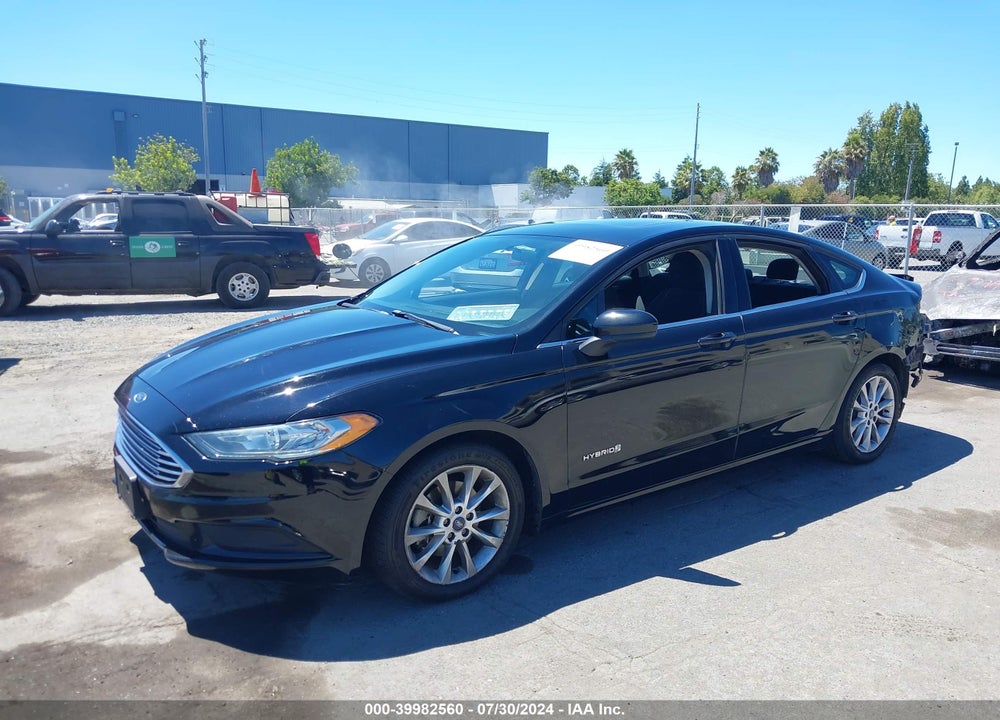 2017 FORD FUSION HYBRID SE VIN: 3FA6P0LU9HR233820