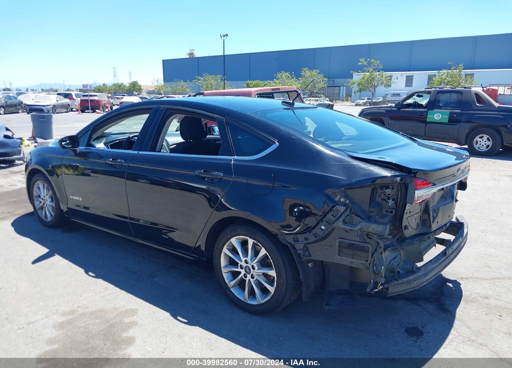 2017 FORD FUSION HYBRID SE VIN: 3FA6P0LU9HR233820