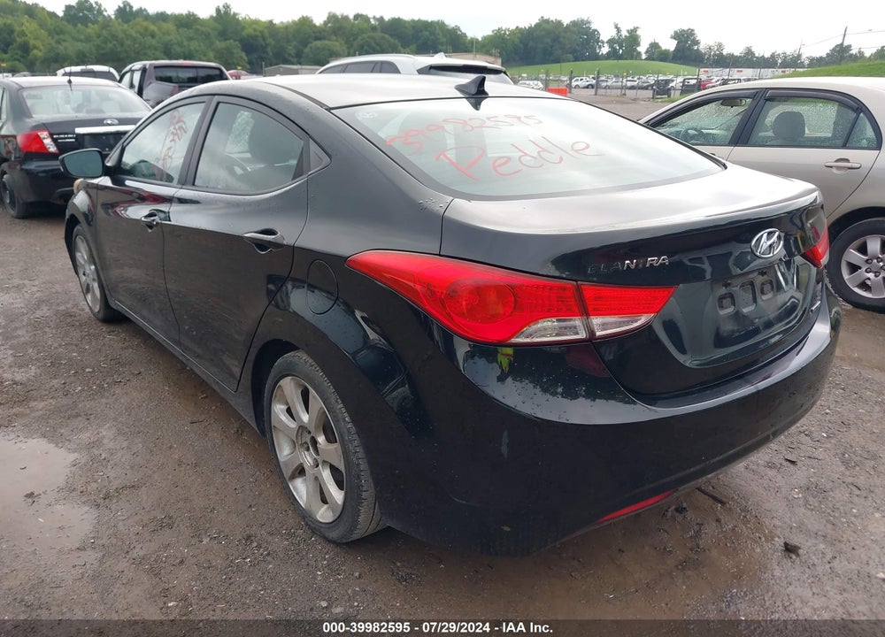 2011 HYUNDAI ELANTRA LIMITED (ULSAN PLANT) VIN: KMHDH4AE7BU116900