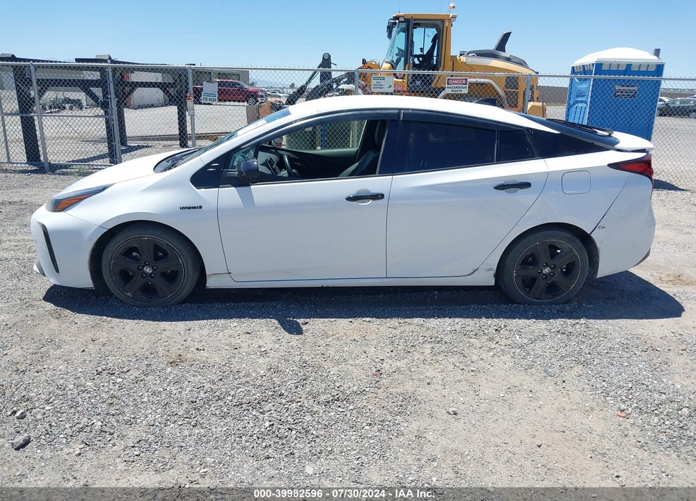 2022 TOYOTA PRIUS NIGHTSHADE EDITION VIN: JTDKAMFU6N3160980