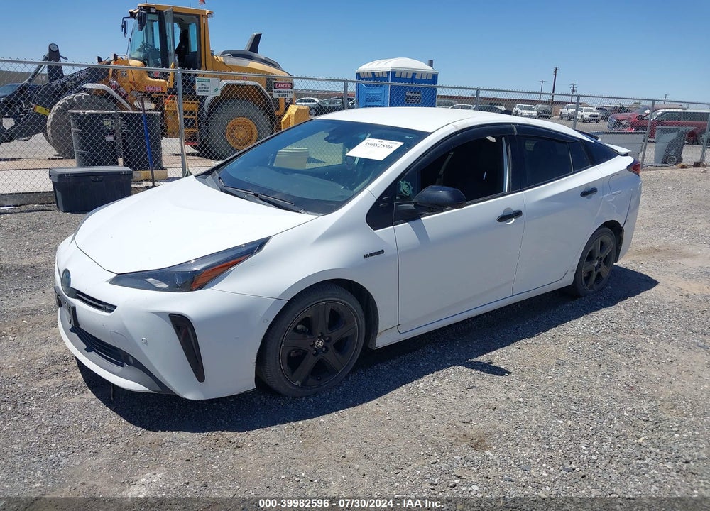 2022 TOYOTA PRIUS NIGHTSHADE EDITION VIN: JTDKAMFU6N3160980