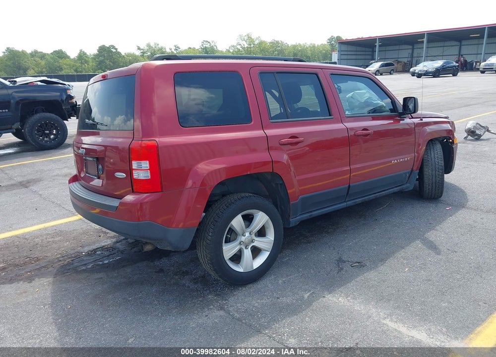 2015 JEEP PATRIOT LATITUDE VIN: 1C4NJPFB9FD247426