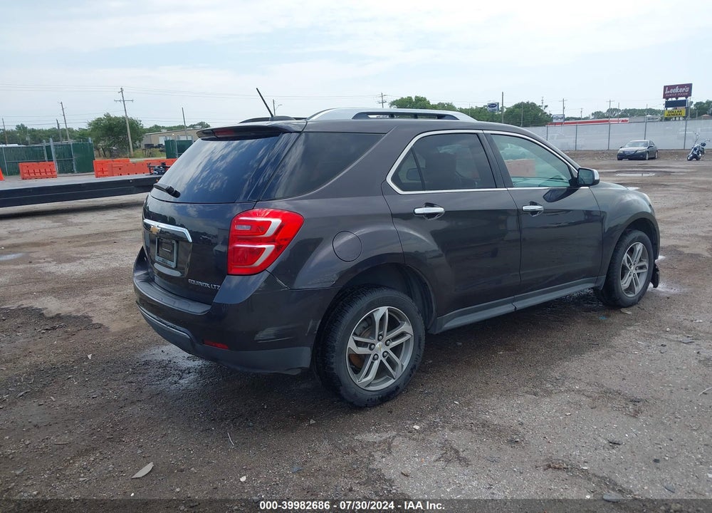 2016 CHEVROLET EQUINOX LTZ VIN: 2GNFLGEK4G6213255