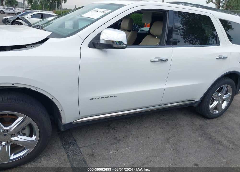 2013 DODGE DURANGO CITADEL VIN: 1C4SDHET6DC547535
