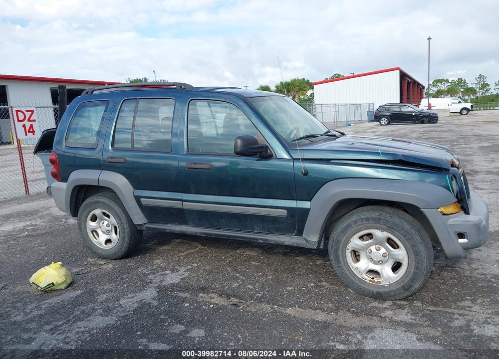 2005 JEEP LIBERTY SPORT VIN: 1J4GL48K65W703037