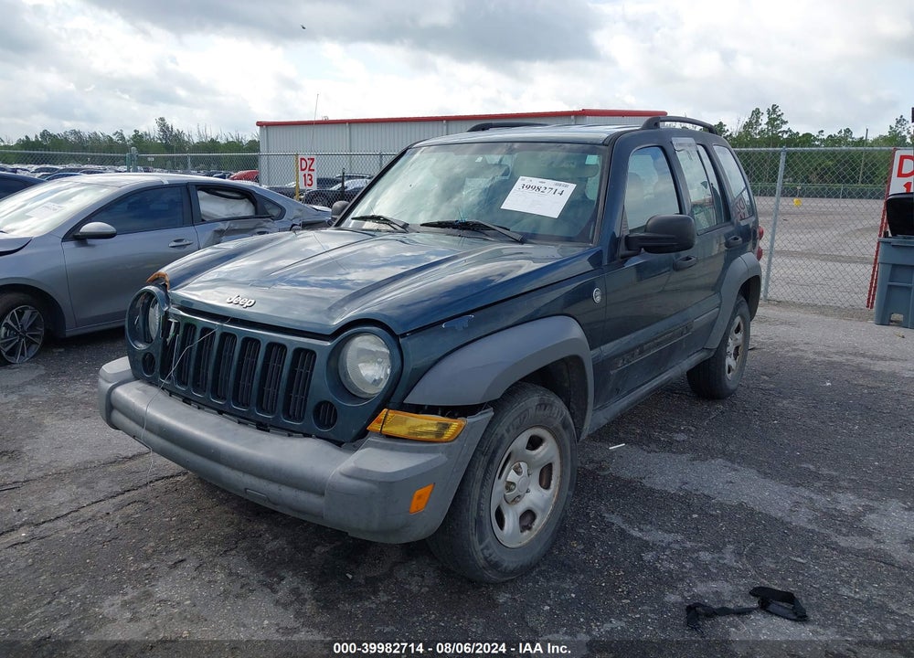 2005 JEEP LIBERTY SPORT VIN: 1J4GL48K65W703037