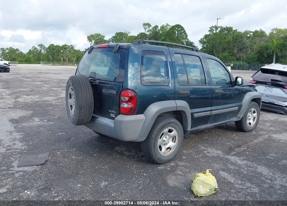 2005 JEEP LIBERTY SPORT VIN: 1J4GL48K65W703037