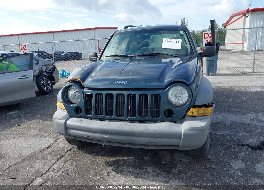 2005 JEEP LIBERTY SPORT VIN: 1J4GL48K65W703037