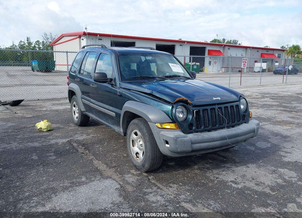 2005 JEEP LIBERTY SPORT VIN: 1J4GL48K65W703037