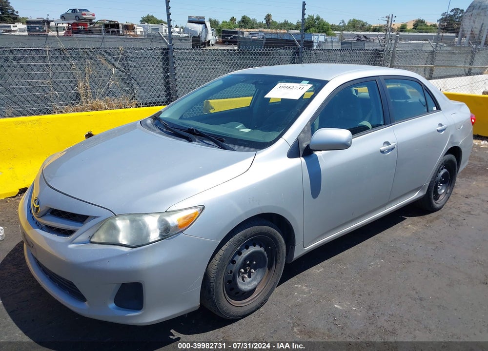 2012 TOYOTA COROLLA LE VIN: 5YFBU4EE3CP050152