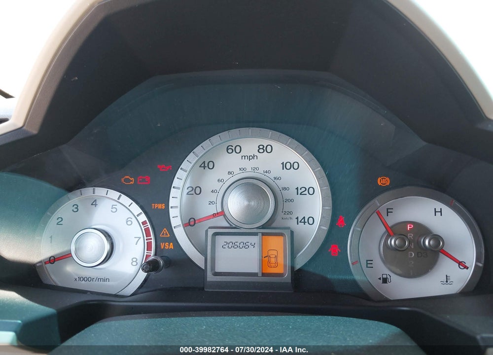 2009 HONDA PILOT LX VIN: 5FNYF48229B042442