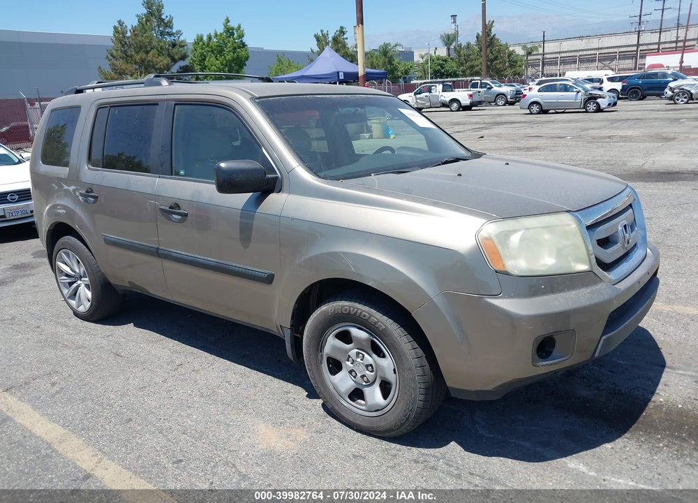 2009 HONDA PILOT LX VIN: 5FNYF48229B042442