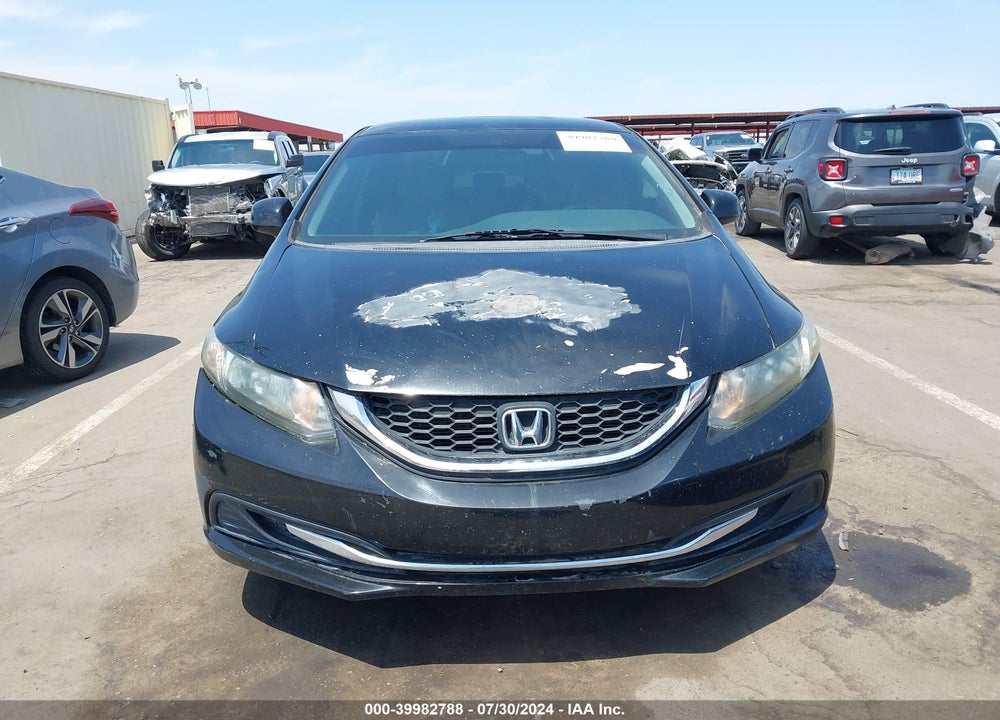 2013 HONDA CIVIC LX VIN: 19XFB2F50DE089326