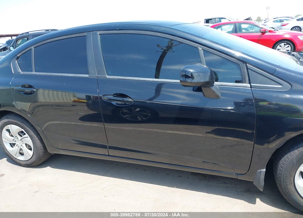 2013 HONDA CIVIC LX VIN: 19XFB2F50DE089326