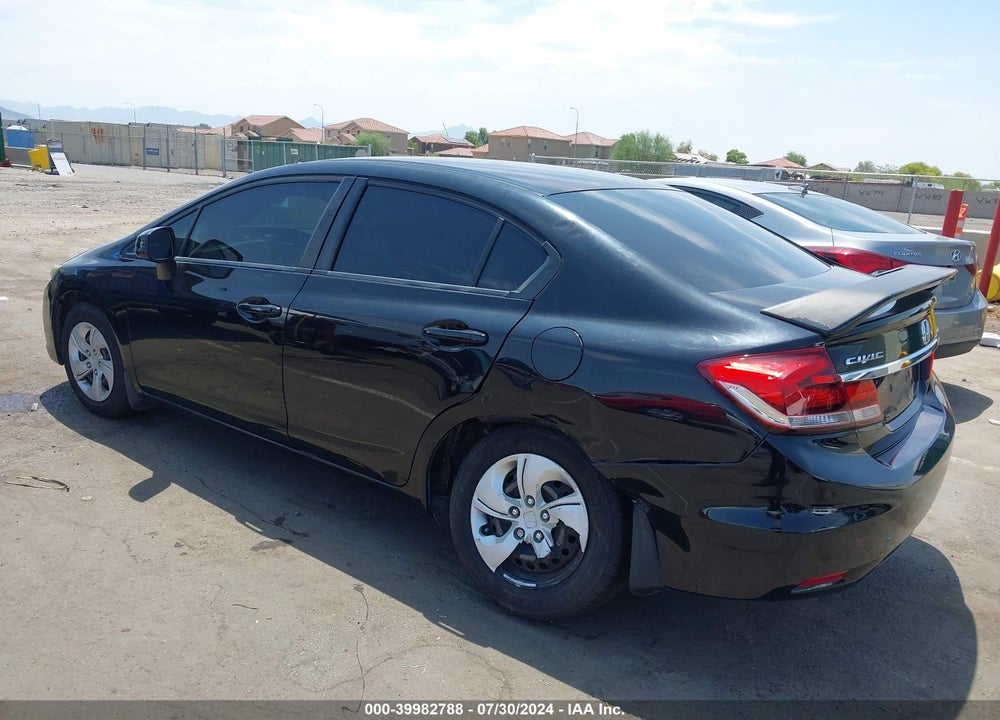 2013 HONDA CIVIC LX VIN: 19XFB2F50DE089326