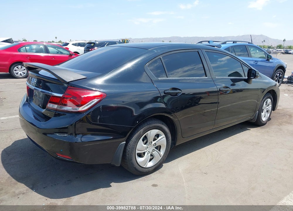 2013 HONDA CIVIC LX VIN: 19XFB2F50DE089326