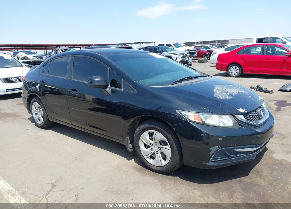 2013 HONDA CIVIC LX VIN: 19XFB2F50DE089326