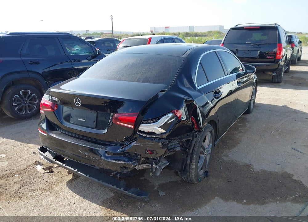 2020 MERCEDES-BENZ A 220 VIN: W1K3G4EB4LJ205416