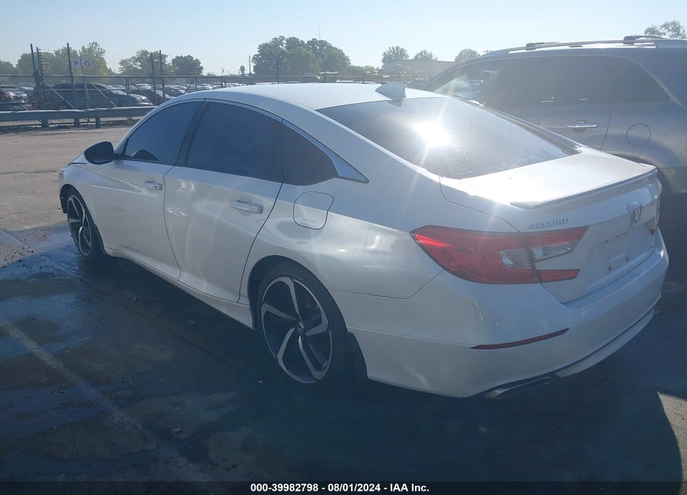2019 HONDA ACCORD SPORT VIN: 1HGCV1E39KA076337