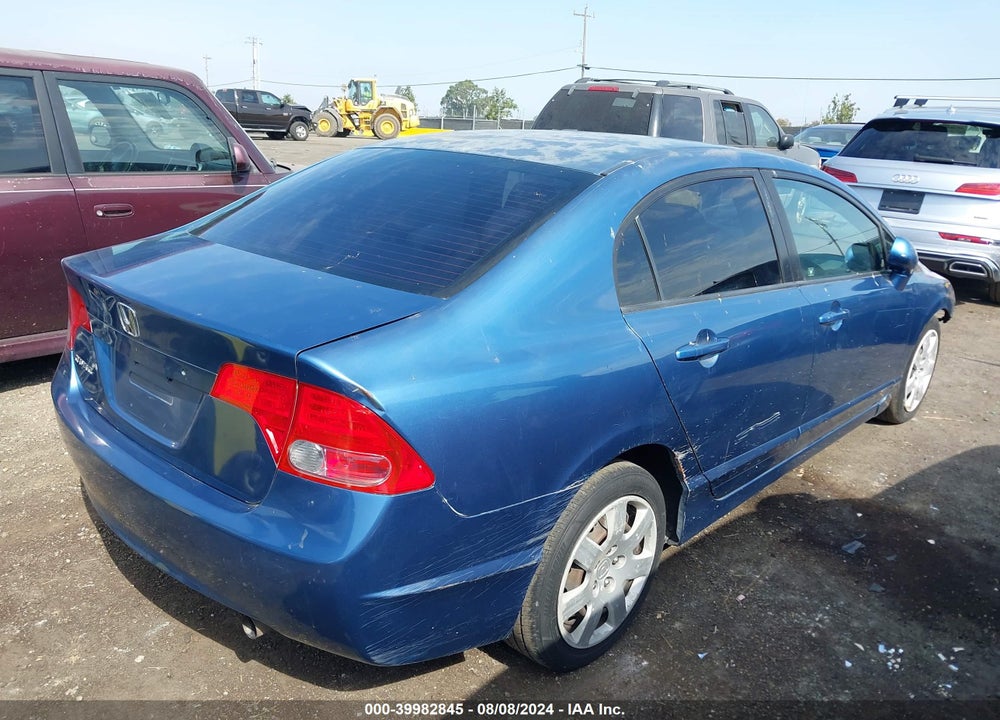 2007 HONDA CIVIC LX VIN: JHMFA16587S007307