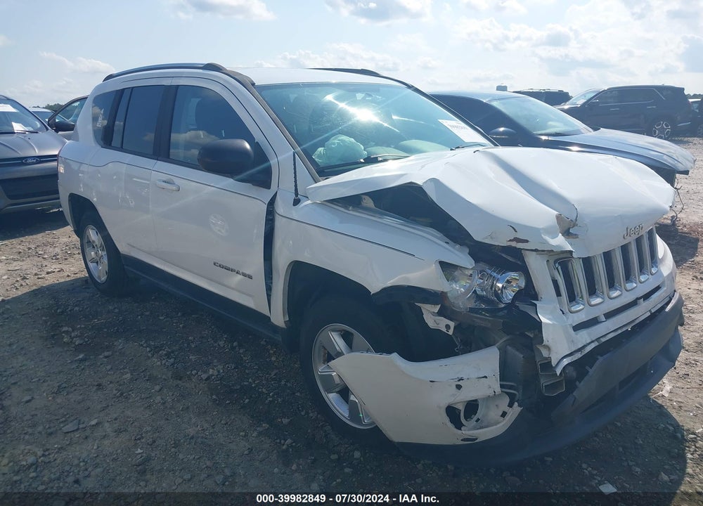 2014 JEEP COMPASS SPORT VIN: 1C4NJCBA3ED843801